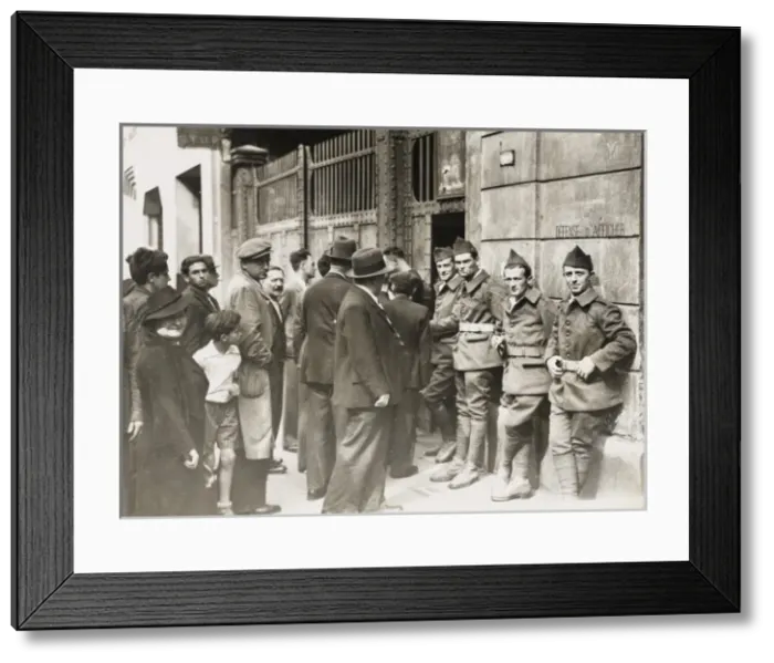 Framed Print : French mobilisation WWII Framed Print : French mobilisation WWII