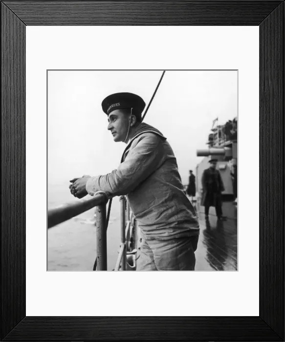 Framed Print : French naval chaplain WWII Framed Print : French naval chaplain WWII