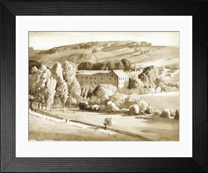 Framed Print : Watercolour landscape Framed Print : Watercolour landscape