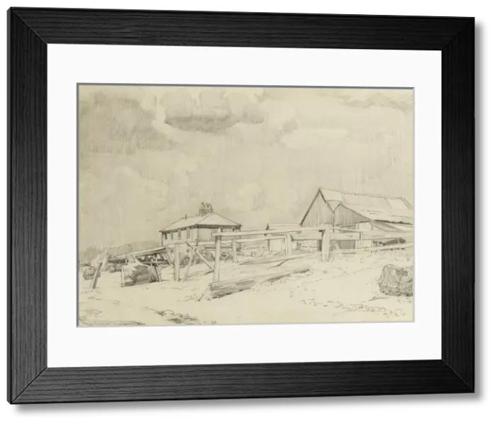 Framed Print : Mudeford Boathouse - Devon Framed Print : Mudeford Boathouse - Devon