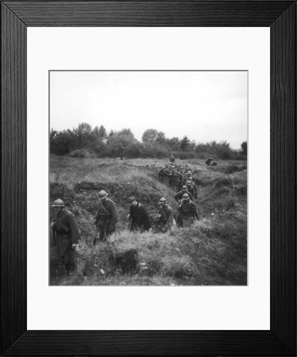 Framed Print : Infantry officer training WWII Framed Print : Infantry officer training WWII
