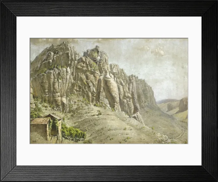 Framed Print : Rocky outcrops and valleys in the Dordoyne Framed Print : Rocky outcrops and valleys in the Dordoyne