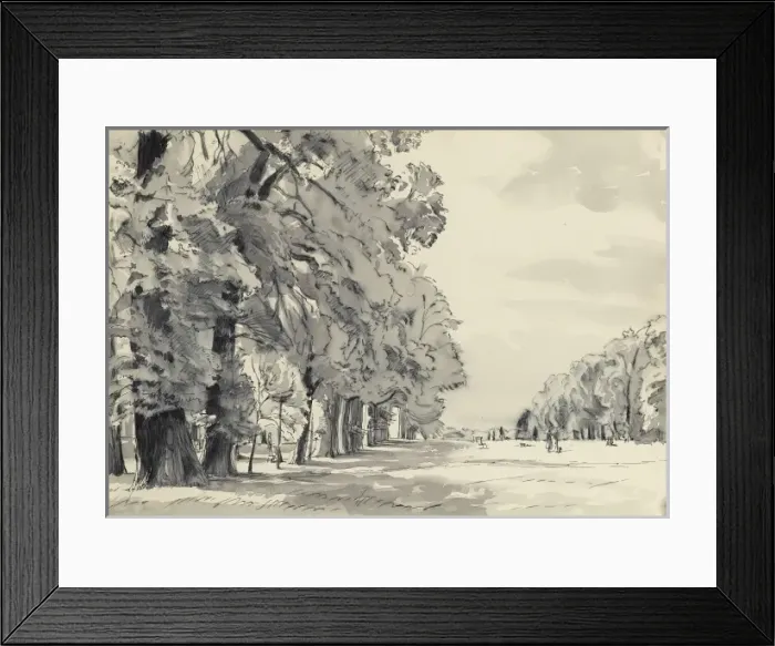 Framed Print : Park scene Framed Print : Park scene