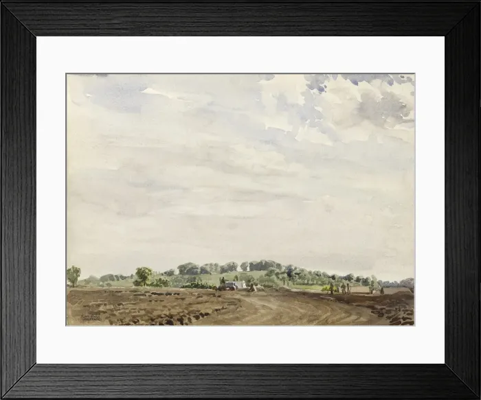 Framed Print : Landscape at Barn Hill Framed Print : Landscape at Barn Hill