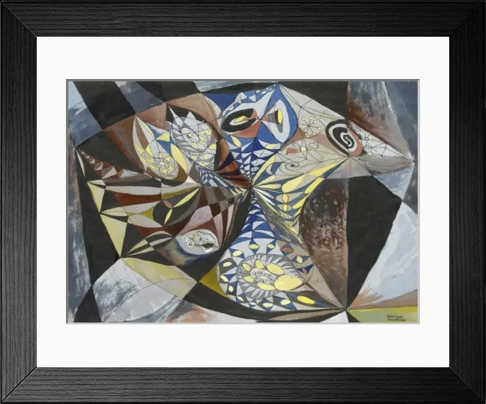 Framed Print : Patterned shapes Framed Print : Patterned shapes