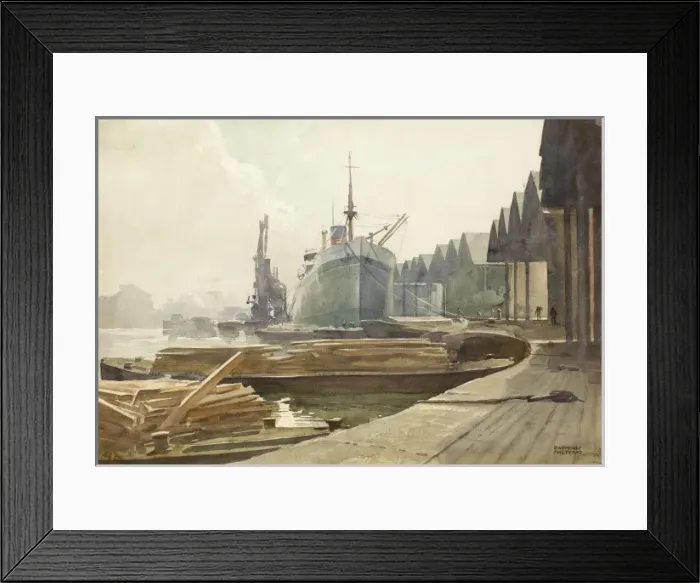 Framed Print : Great Yarmouth Docks Framed Print : Great Yarmouth Docks