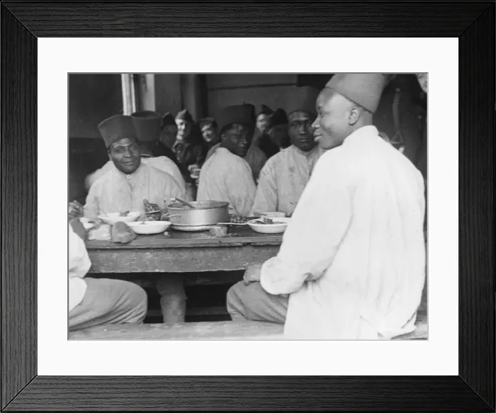 Framed Print : Senegalese in French Army WWII Framed Print : Senegalese in French Army WWII
