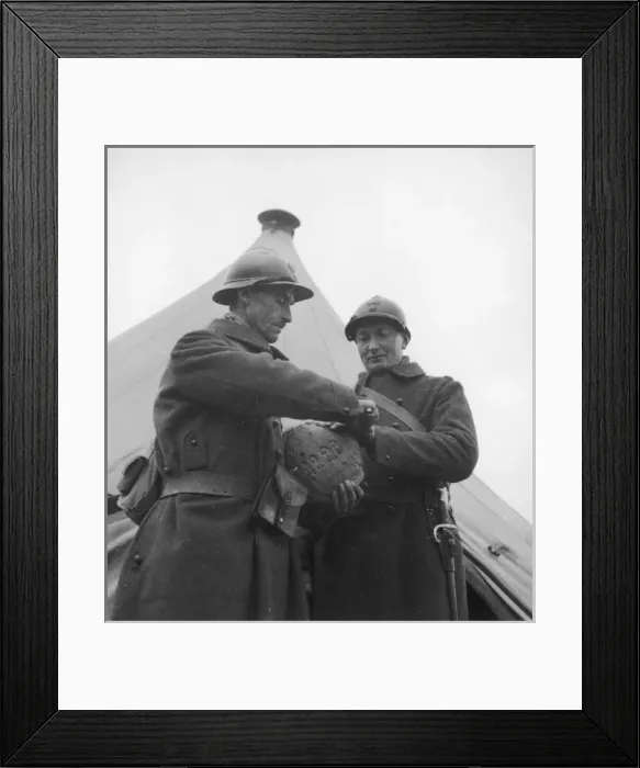 Framed Print : French soldiers WWII Framed Print : French soldiers WWII