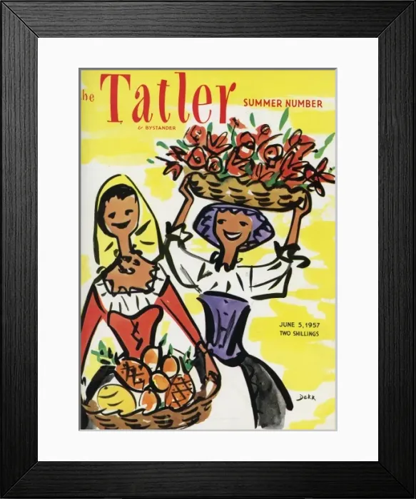 Framed Print : The Tatler Summer Number 1957 Framed Print : The Tatler Summer Number 1957
