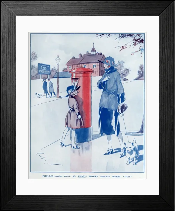 Framed Print : Postbox by J. A. Thorpe Framed Print : Postbox by J. A. Thorpe