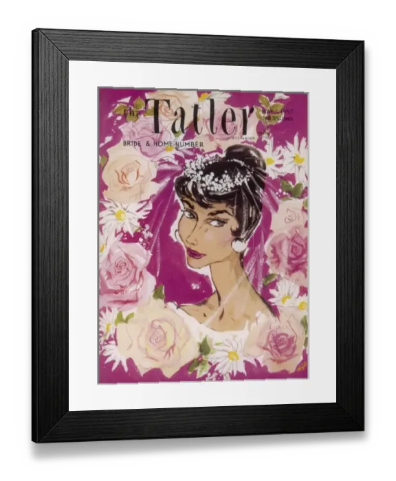 Framed Print : The Tatler Bride & home Number, 1 May 1957 Framed Print : The Tatler Bride & home Number, 1 May 1957