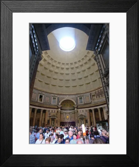 Framed Print : Interior of the Pantheon, Rome, Italy Framed Print : Interior of the Pantheon, Rome, Italy