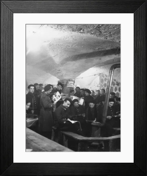 Framed Print : French soldiers WWII Framed Print : French soldiers WWII