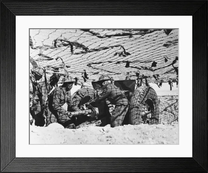 Framed Print : French artillery WWII Framed Print : French artillery WWII