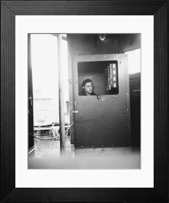 Framed Print : Sonar station WWII Framed Print : Sonar station WWII