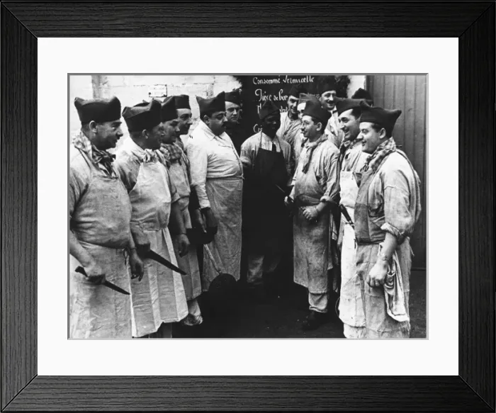 Framed Print : French army cooks WWII Framed Print : French army cooks WWII