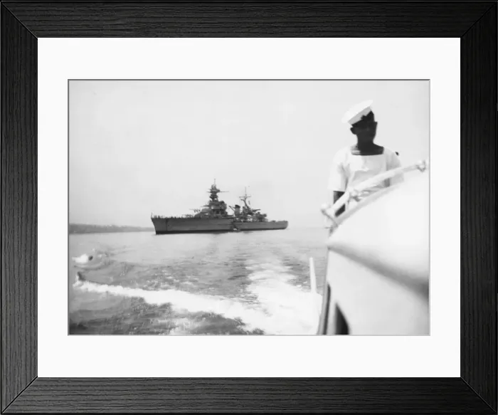 Framed Print : French Cruiser WWII Framed Print : French Cruiser WWII