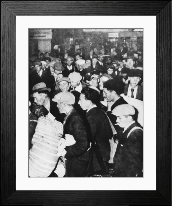 Framed Print : French forced labourers WWII Framed Print : French forced labourers WWII