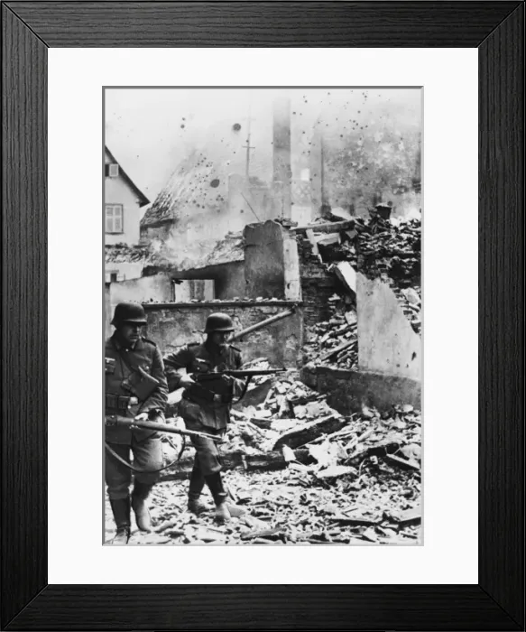 Framed Print : French ruins WWII Framed Print : French ruins WWII
