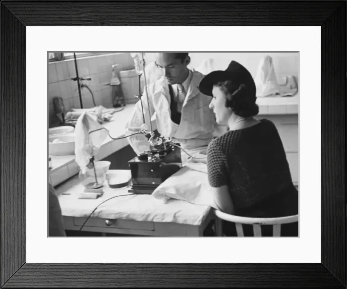 Framed Print : Blood Donation WWII Framed Print : Blood Donation WWII