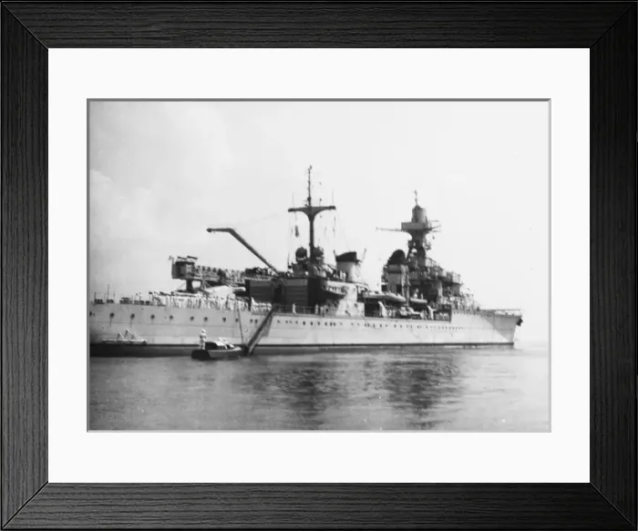 Framed Print : French Cruiser WWII Framed Print : French Cruiser WWII