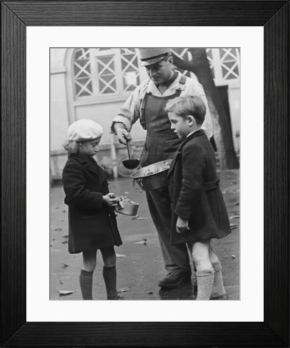 Framed Print : French civilians WWII Framed Print : French civilians WWII