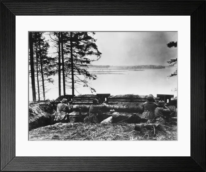 Framed Print : Masurian Lakes, World War I Framed Print : Masurian Lakes, World War I