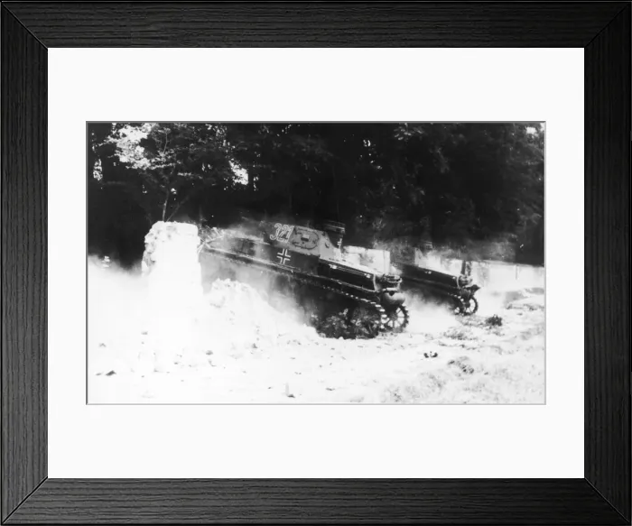 Framed Print : German tanks WWII Framed Print : German tanks WWII