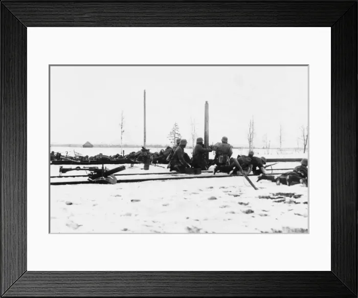 Framed Print : German infantry in the Ukraine, 1917 Framed Print : German infantry in the Ukraine, 1917