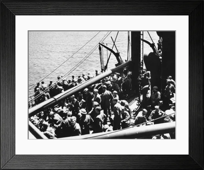 Framed Print : Dunkirk evacuation WWII Framed Print : Dunkirk evacuation WWII