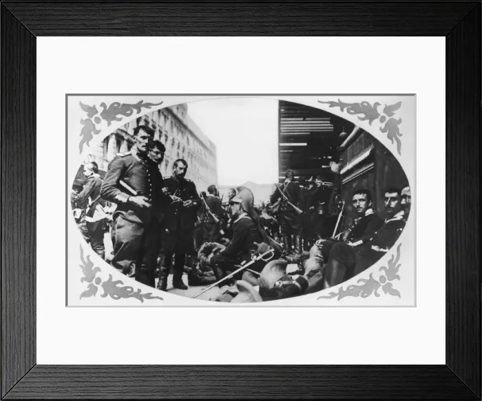 Framed Print : French mobilisation WWI Framed Print : French mobilisation WWI