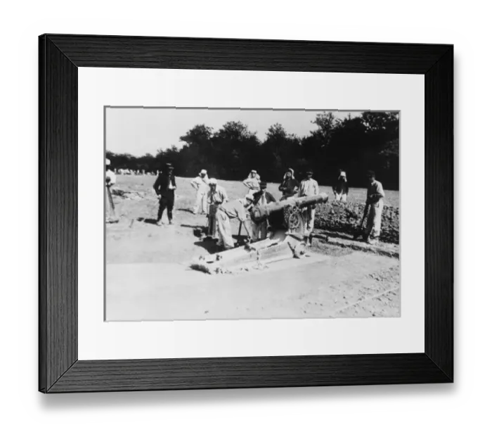 Framed Print : French cannon WWI Framed Print : French cannon WWI