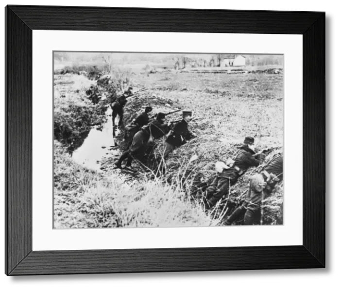 Framed Print : French troops WWI Framed Print : French troops WWI