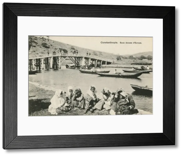 Framed Print : Sweet Waters - Constantinople Framed Print : Sweet Waters - Constantinople