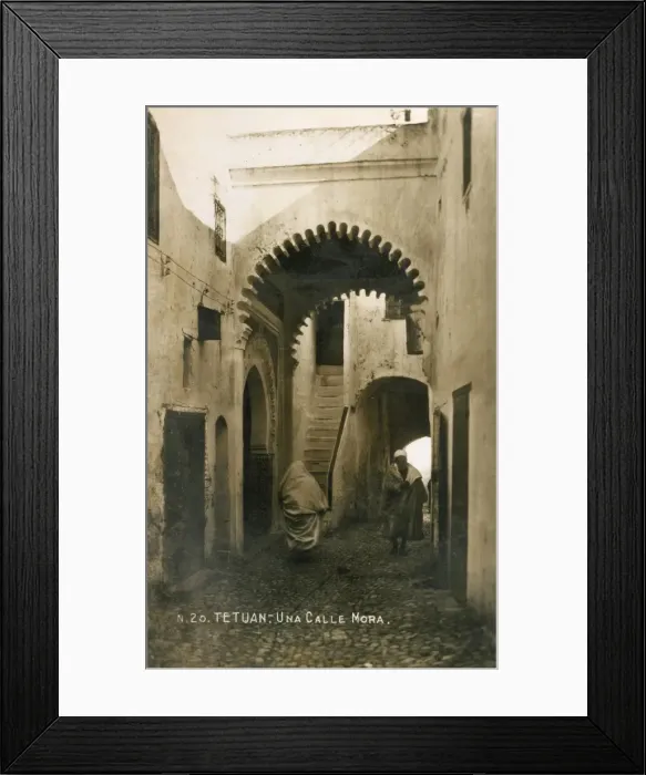 Framed Print : Moorish Gate - Tetouan, Morocco Framed Print : Moorish Gate - Tetouan, Morocco