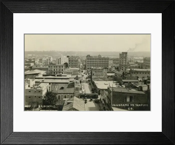 Framed Print : Mexico - Panorama of Tampico Framed Print : Mexico - Panorama of Tampico