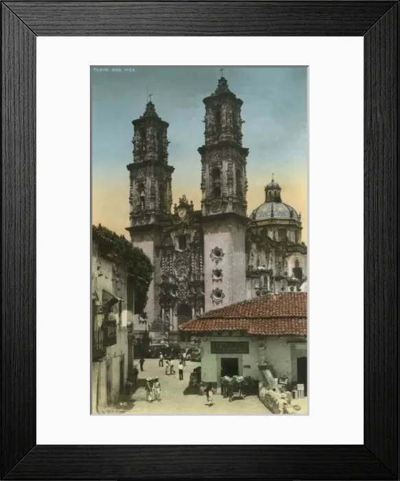 Framed Print : Mexico - Taxco - The Santa Prisca Church Framed Print : Mexico - Taxco - The Santa Prisca Church