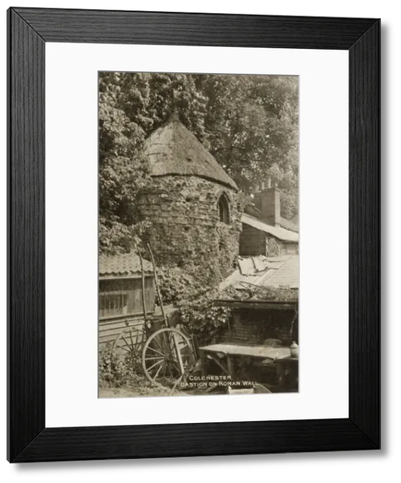 Framed Print : Bastion on Roman Wall - Colchester Framed Print : Bastion on Roman Wall - Colchester