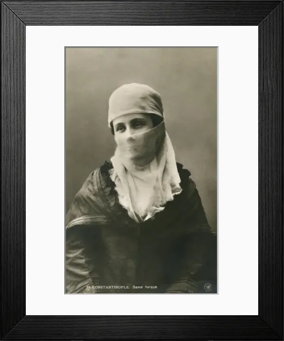Framed Print : Turkish lady in Constantinople Framed Print : Turkish lady in Constantinople