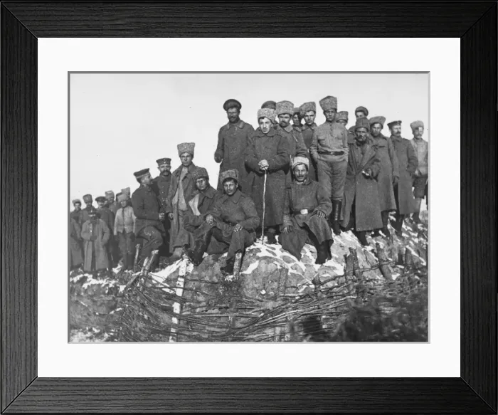 Framed Print : Russian German fraternisation WWI Framed Print : Russian German fraternisation WWI