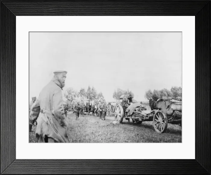 Framed Print : German field guns Framed Print : German field guns