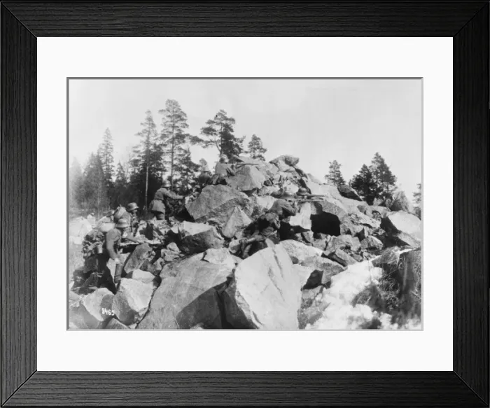 Framed Print : German troops in Finland WWI Framed Print : German troops in Finland WWI