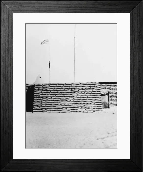 Framed Print : Egyptian fort WWI