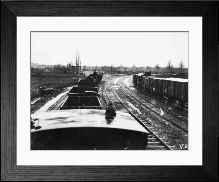 Framed Print : French railway WWI Framed Print : French railway WWI
