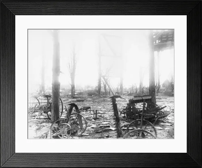 Framed Print : German retreat WWI Framed Print : German retreat WWI