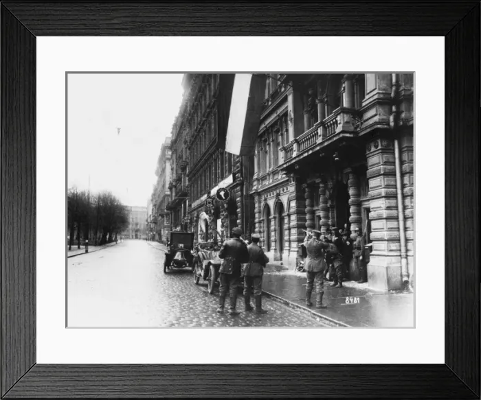 Framed Print : Germans in Helsinki WWI Framed Print : Germans in Helsinki WWI