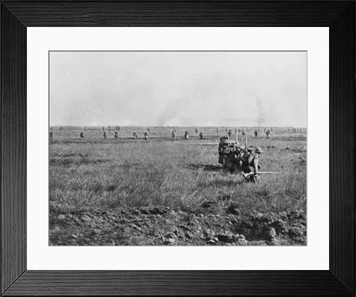 Framed Print : Nivelle Offensive WWI Framed Print : Nivelle Offensive WWI