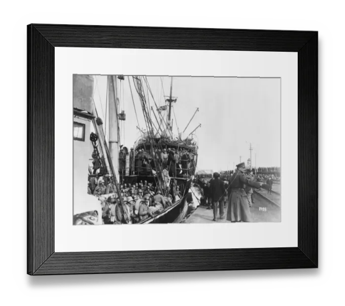 Framed Print : German troops in Finland WWI Framed Print : German troops in Finland WWI