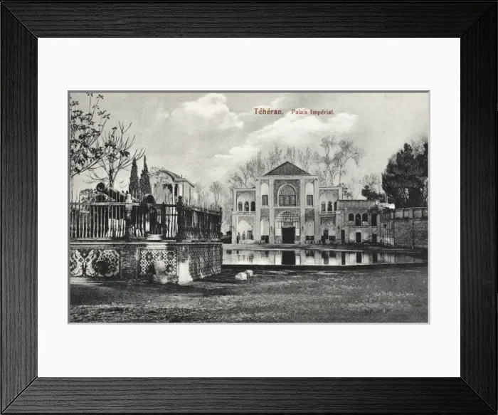 Framed Print : Tehran, Iran - Imperial Palace Framed Print : Tehran, Iran - Imperial Palace