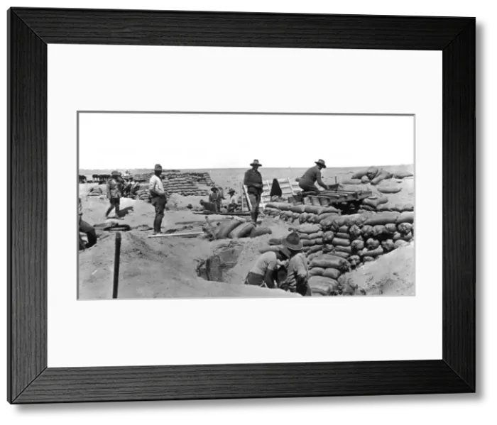 Framed Print : Artillery placements WWI Framed Print : Artillery placements WWI